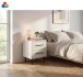 Nachtkonsole >Falun< mit 3D-Fronten in Wellenoptik, Farben zur Auswahl - 40x55x39cm (BxHxT)