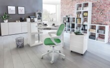 Kommode >WL5.287< in Weiß - 71x78x36cm (BxHxT)