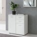Kommode >WL5.287< in Weiß - 71x78x36cm (BxHxT)