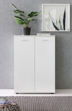 Kommode >WL5.291< in Weiß - 71x104x35cm (BxHxT)
