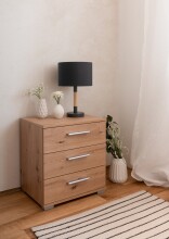 Nachttisch >Elora< in Artisan Eiche, Holzwerkstoff...