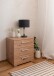 Nachttisch >Elora< in Artisan Eiche, Holzwerkstoff - 45x50x30cm (BxHxT)