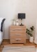 Nachttisch >Elora< in Artisan Eiche, Holzwerkstoff - 45x50x30cm (BxHxT)