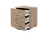 Nachttisch >Elora< in Artisan Eiche, Holzwerkstoff - 45x50x30cm (BxHxT)