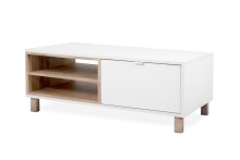 Couchtisch >Menorca< in weiß / Dekor Old Style hell - 110x42,5x60cm (BxHxT)