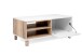 Couchtisch >Menorca< in weiß / Dekor Old Style hell - 110x42,5x60cm (BxHxT)