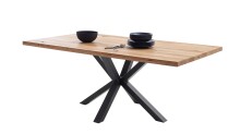 Tischgestell >Deba< Spider-Form, in Metall schwarz - 60x72x80cm (BxHxT)