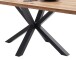 Tischgestell >Deba< Spider-Form, in Metall schwarz - 60x72x80cm (BxHxT)