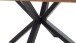 Tischgestell >Deba< Spider-Form, in Metall schwarz - 60x72x80cm (BxHxT)