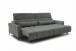 Big-Sofa >Wolve< 2x elektr. Sitzverstellung, 2 Kissen, grau - 280x108x118cm (BxHxT)