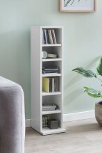 CD-Regal >WL5.336< in Weiß, Holzwerkstoff -...