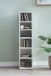 CD-Regal >WL5.336< in Weiß, Holzwerkstoff - 21x91x20cm (BxHxT)