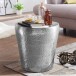 Beistelltisch >WL5.445< in Silber, Aluminium - 41x41cm (HxD)