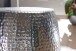Beistelltisch >WL5.457< in Silber, Aluminium - 49x30cm (HxD)