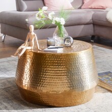 Couchtisch >WL5.495< in goldfarbig, Aluminium -...