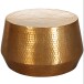 Couchtisch >WL5.495< in goldfarbig, Aluminium - 36x60cm (HxD)