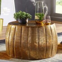 Couchtisch >WL5.504< in goldfarbig, Aluminium -...