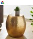 Beistelltisch >WL5.468< in silber oder goldfarbig, Aluminium - 42x42cm (HxD)