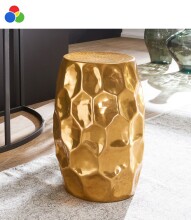 Beistelltisch >WL5.477< in silber oder goldfarbig,...