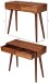Schreibtisch >WL5.577< in Sheesham, Massivholz - 90x76x36cm (BxHxT)