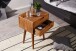 Nachtkommode >WL5.578< in Sheesham, Massivholz - 47x66x36cm (BxHxT)