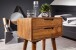 Nachtkommode >WL5.578< in Sheesham, Massivholz - 47x66x36cm (BxHxT)