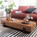 Couchtisch >WL5.597< in Sheesham, Massivholz - 115x22x44cm (BxHxT)