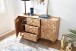 Sideboard >REWA< in Akazie, Massivholz - 140x79x40cm (BxHxT)
