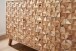 Sideboard >REWA< in Akazie, Massivholz - 140x79x40cm (BxHxT)