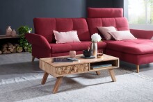Couchtisch >REWA< in Akazie, Massivholz - 95x35x50cm (BxHxT)