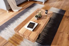 Couchtisch >WL5.602< in Akazie, Massivholz - 130x25x59cm (BxHxT)
