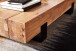 Couchtisch >WL5.602< in Akazie, Massivholz - 130x25x59cm (BxHxT)