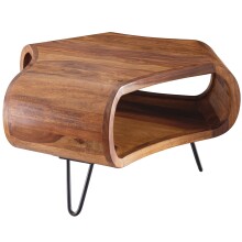 Couchtisch >WL5.603< in Sheesham, Massivholz - 55x38x55cm (BxHxT)