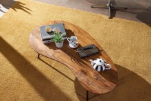 Couchtisch >WL5.617< in Sheesham, Massivholz - 122x36x63cm (BxHxT)