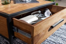 Couchtisch >WL5.623< in Sheesham, Massivholz - 65x38x65cm (BxHxT)