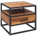 Nachttisch >WL5.624< in Sheesham, Massivholz - 50x45x45cm (BxHxT)