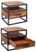 Nachttisch >WL5.624< in Sheesham, Massivholz - 50x45x45cm (BxHxT)