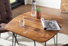 Esstisch >WL5.627< in Sheesham, Massivholz - 80x76x80cm (BxHxT)