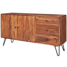 Sideboard >WL5.629< in Sheesham, Massivholz  - 145x75x45cm (BxHxT)