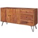 Sideboard >WL5.629< in Sheesham, Massivholz  - 145x75x45cm (BxHxT)