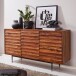 Sideboard >WL5.635< in Sheesham, Massivholz - 150x81x41cm (BxHxT)