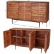Sideboard >WL5.635< in Sheesham, Massivholz - 150x81x41cm (BxHxT)