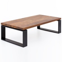 Couchtisch >WL5.650< in Sheesham, Massivholz - 115x35x60cm (BxHxT)