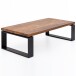 Couchtisch >WL5.650< in Sheesham, Massivholz - 115x35x60cm (BxHxT)