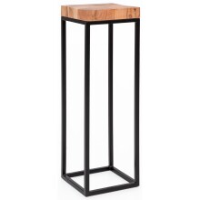 Telefontisch >WL5.654< in Akazie, Massivholz - 30x97x30cm (BxHxT)