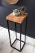 Telefontisch >WL5.654< in Akazie, Massivholz - 30x97x30cm (BxHxT)