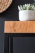 Telefontisch >WL5.654< in Akazie, Massivholz - 30x97x30cm (BxHxT)
