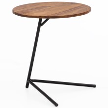 Beistelltisch >WL5.657< in Sheesham, Massivholz - 46x40cm (HxD)