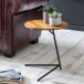 Beistelltisch >WL5.657< in Sheesham, Massivholz - 46x40cm (HxD)