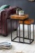 Satztisch >WL5.660< (2er-Set) in Sheesham, Massivholz - 30x60x30cm (BxHxT)